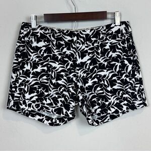 J. Crew Black White Print 5” Shorts 4